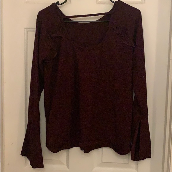 maroon top - Picture 2 of 2